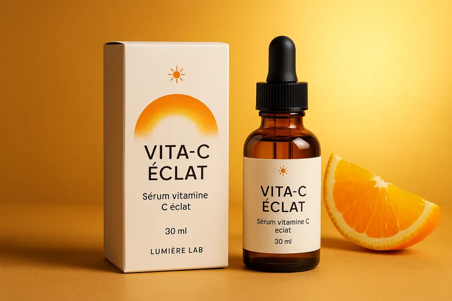Boîte VITA-C ÉCLAT avec son flacon