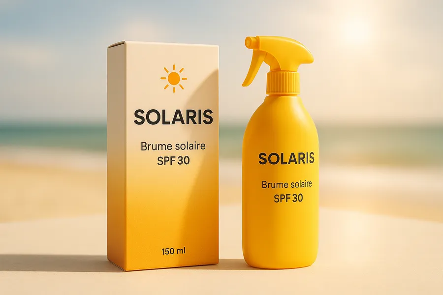 Boîte SOLARIS avec son flacon